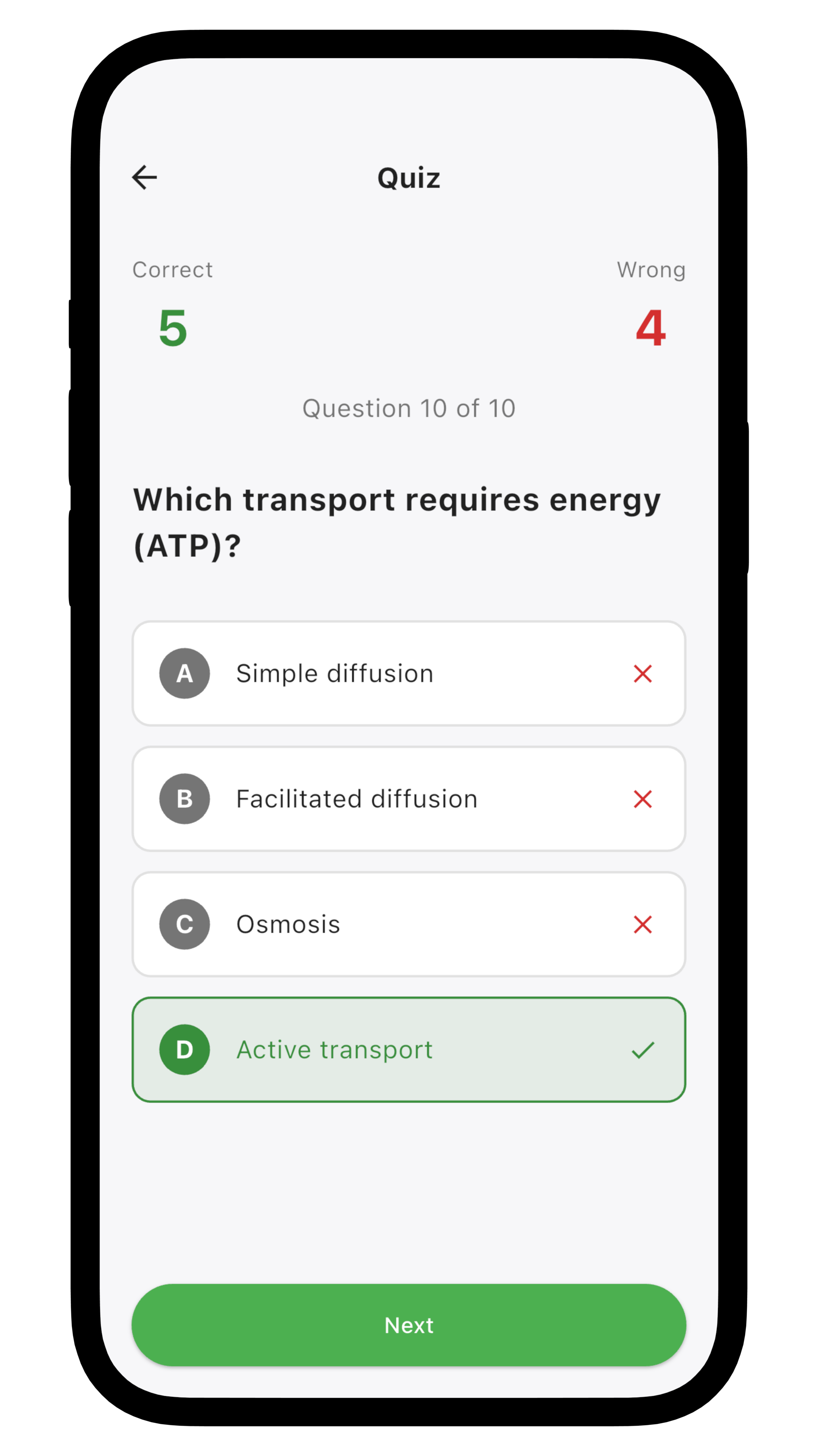 Asking biology questions and getting AI explanations
