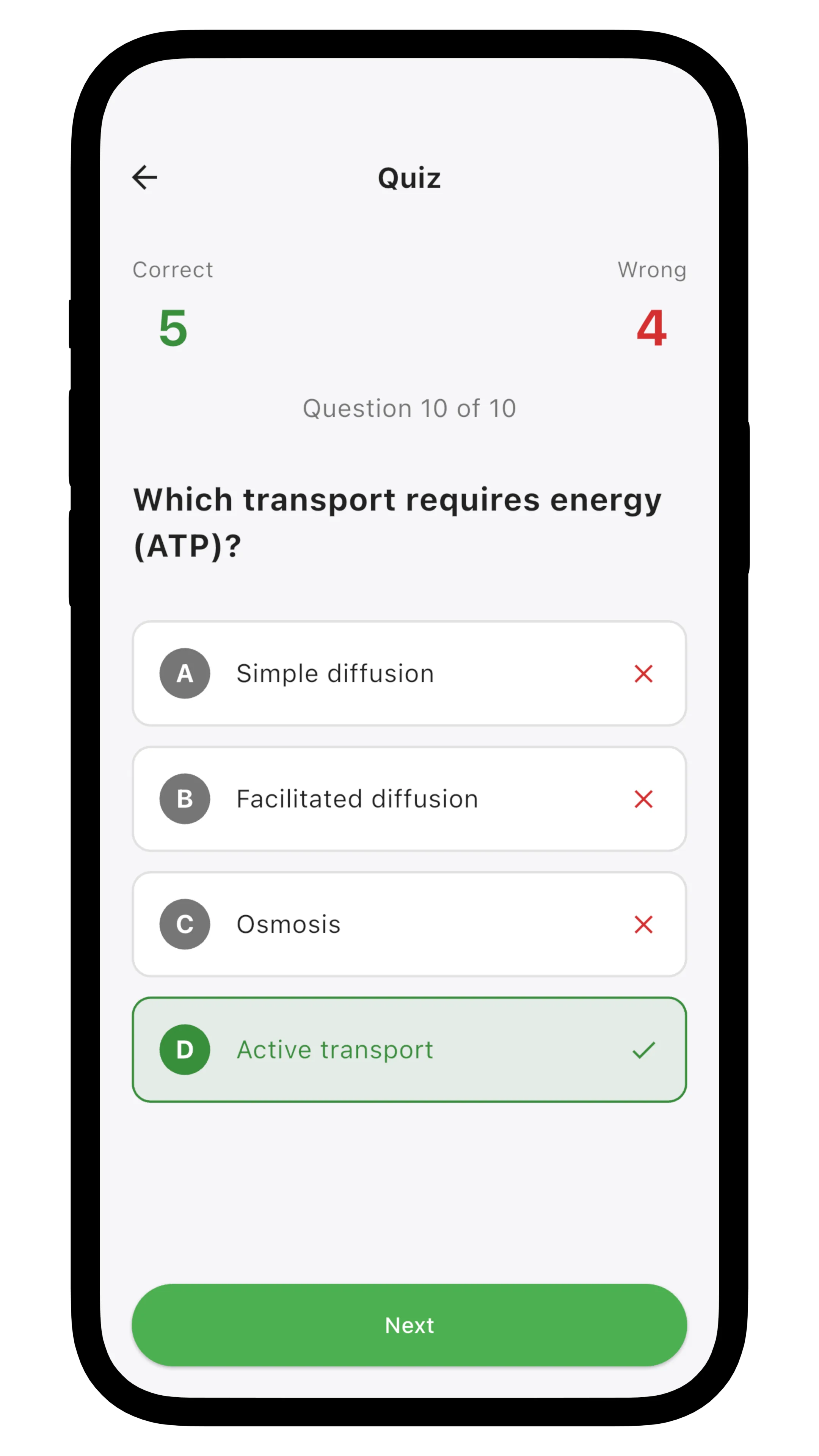 Asking biology questions and getting AI explanations